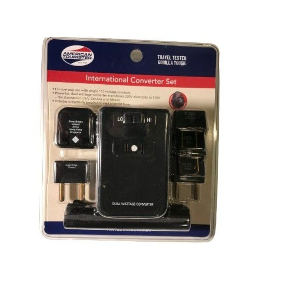 New American Tourister International Converter Set